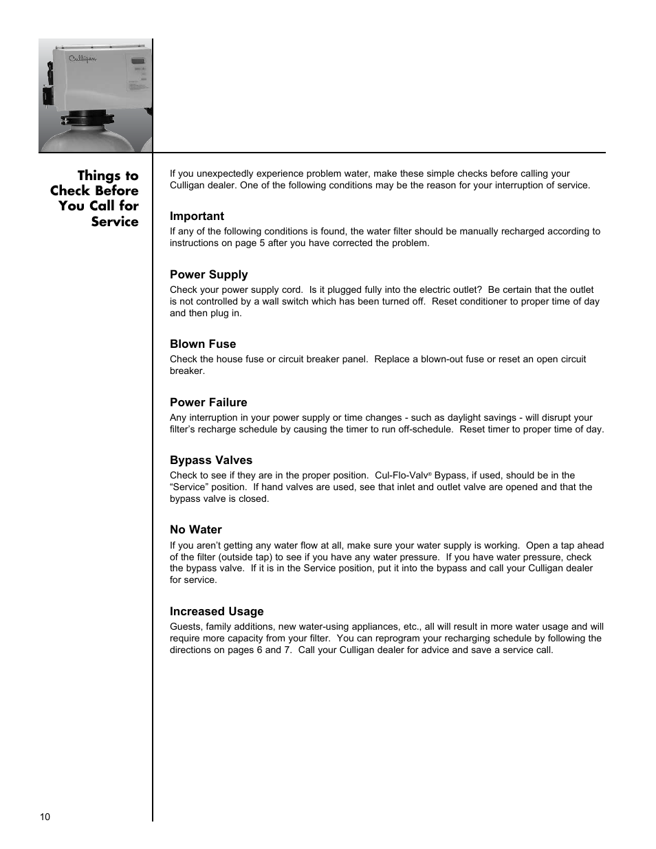 Culligan Iron-Cleer User Manual | Page 14 / 23