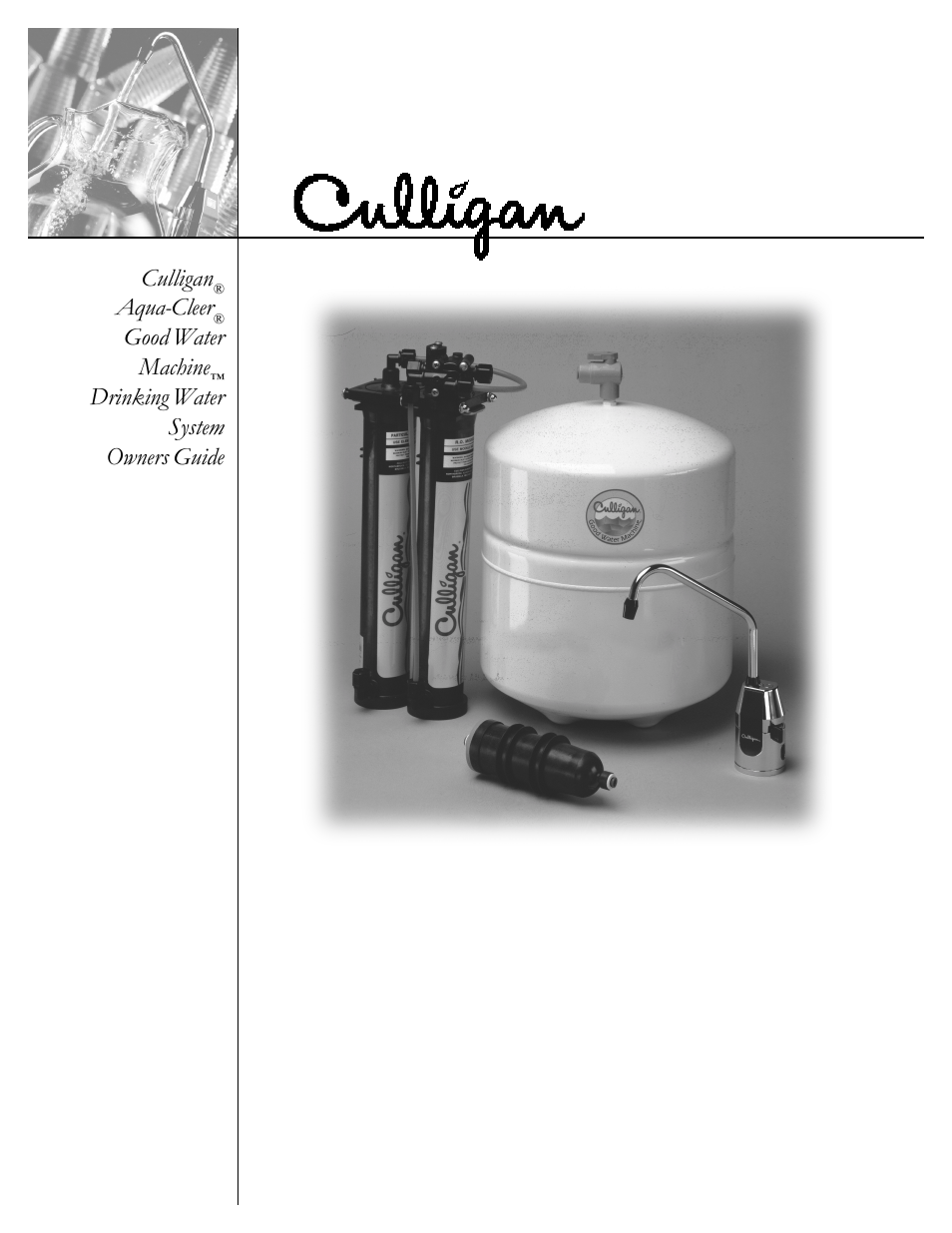 Culligan Aqua-Cleer User Manual | 21 pages