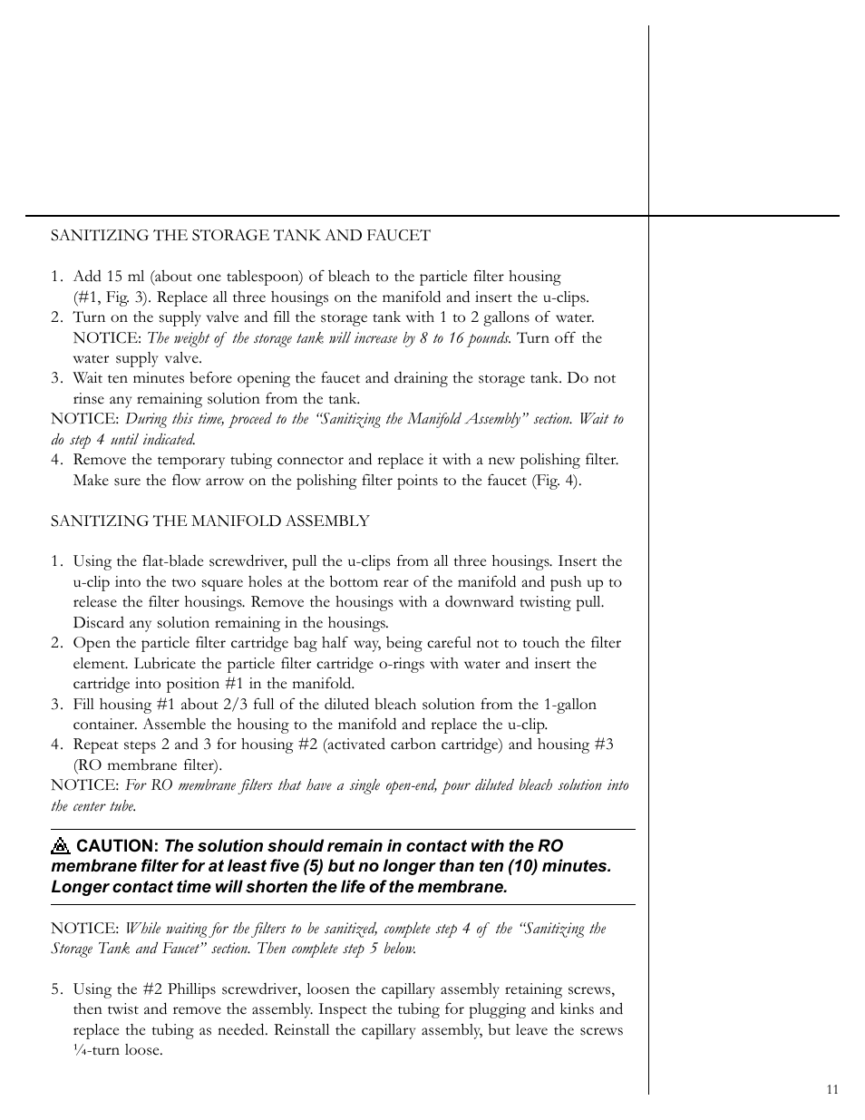 Culligan Aqua-Cleer User Manual | Page 13 / 21