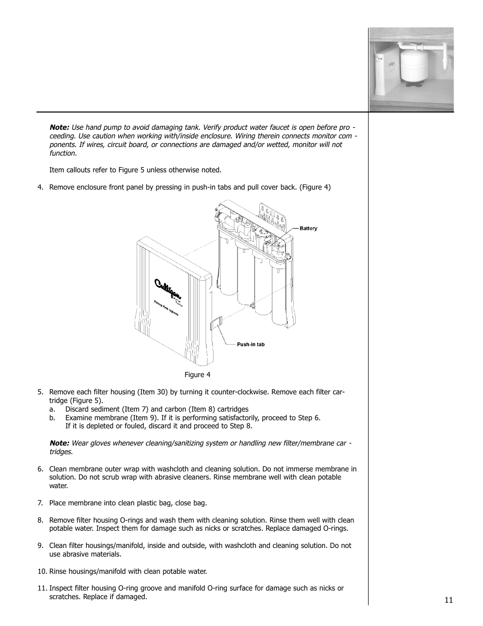 Culligan Drinking Water System User Manual | Page 11 / 23