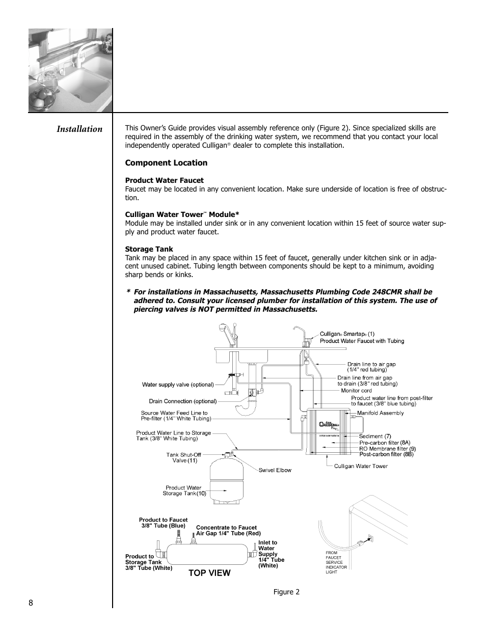 Installation | Culligan Drinking Water System User Manual | Page 8 / 23