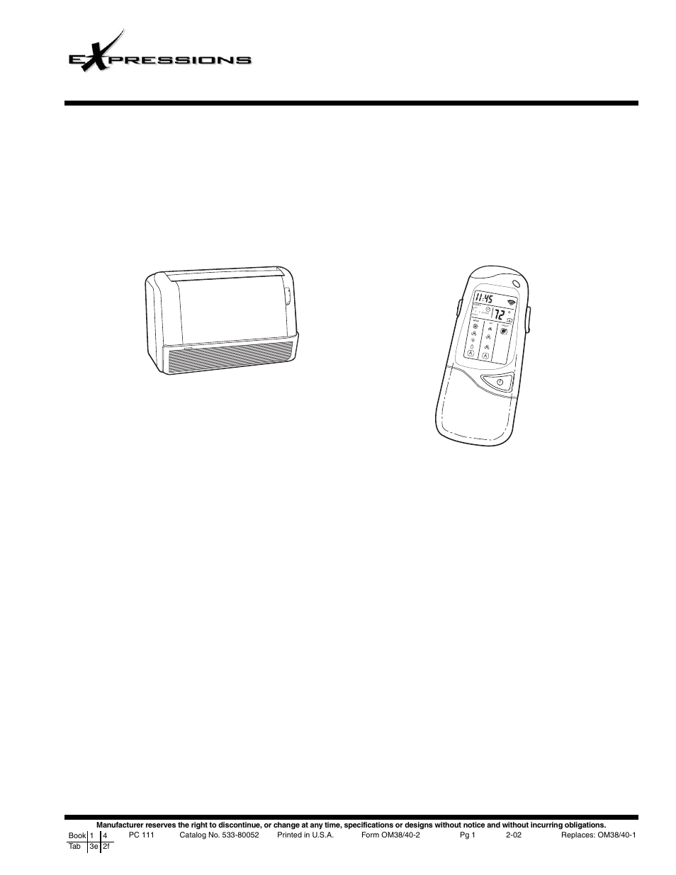 Computer Expressions 38CG User Manual | 12 pages