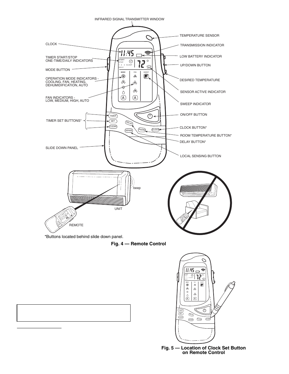 Fig. 4 — remote control | Computer Expressions 38CG User Manual | Page 4 / 12