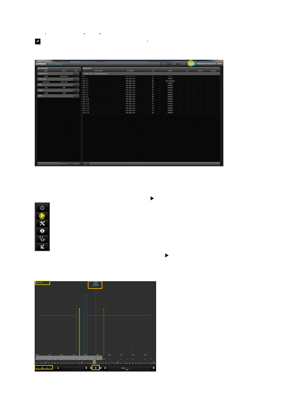 4 users, 3 playback | AGI Security CAA-AVM542 User Manual | Page 15 / 19