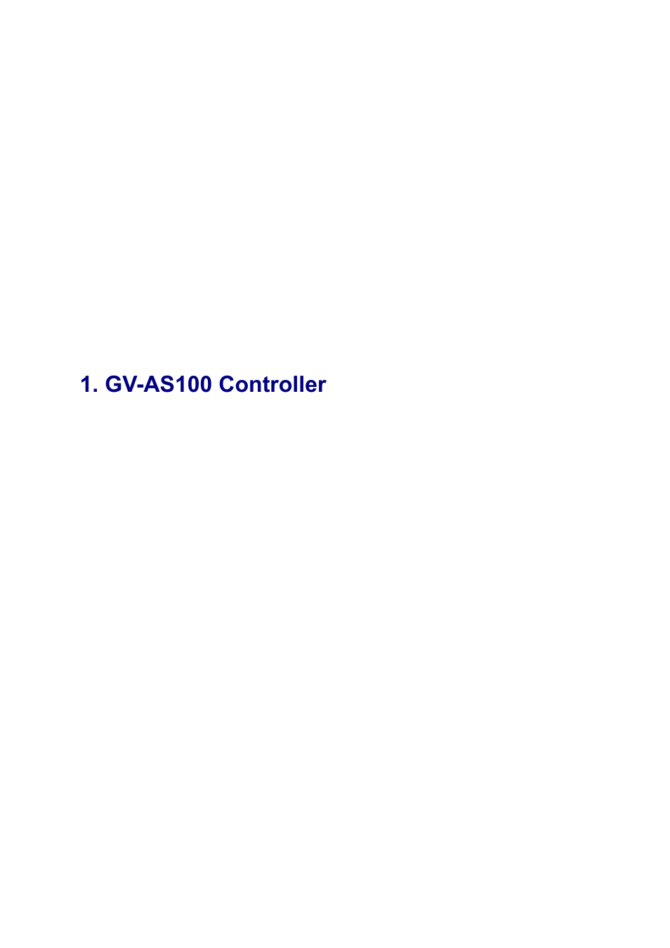 Gv-as100 controller | AGI Security GV-CONCT User Manual | Page 11 / 172