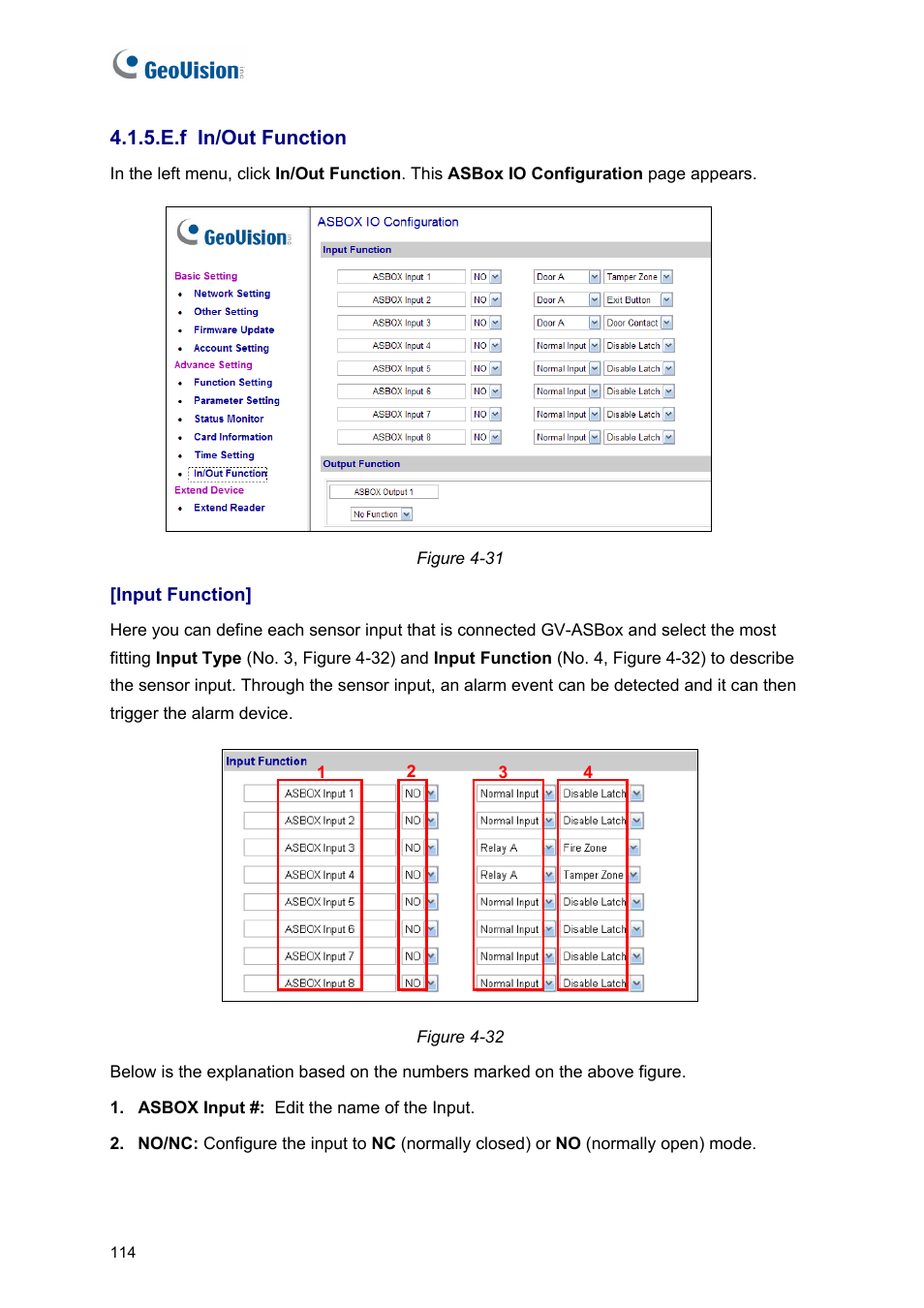 E.f in/out function | AGI Security GV-CONCT User Manual | Page 124 / 172