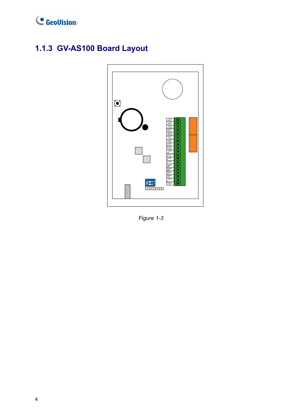 3 gv-as100 board layout | AGI Security GV-CONCT User Manual | Page 14 / 172