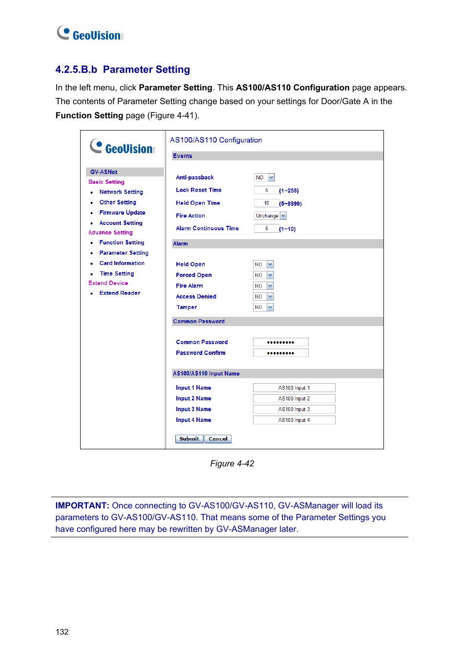 B.b parameter setting | AGI Security GV-CONCT User Manual | Page 142 / 172