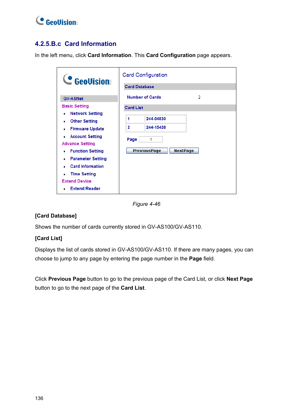 B.c card information | AGI Security GV-CONCT User Manual | Page 146 / 172