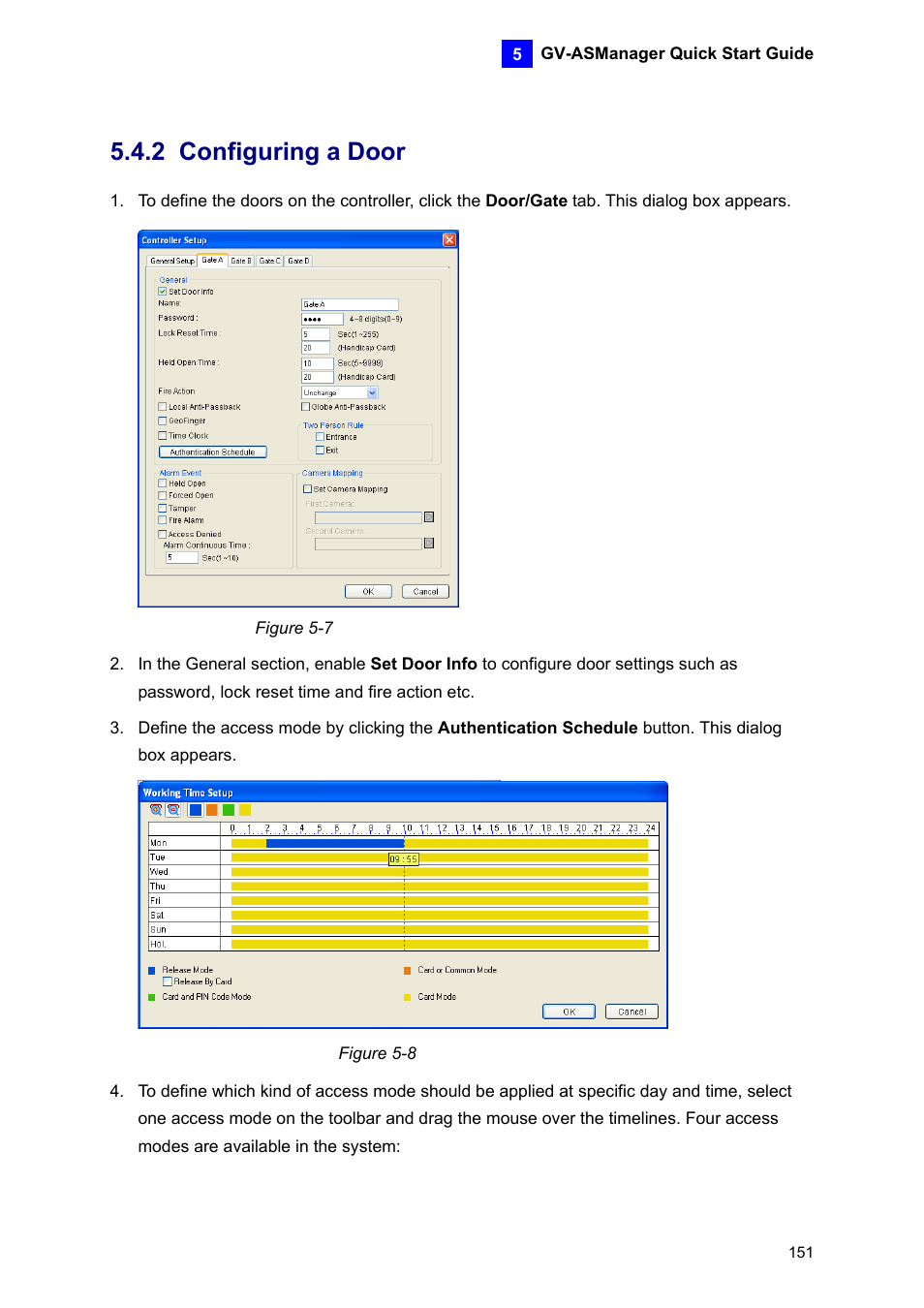 2 configuring a door | AGI Security GV-CONCT User Manual | Page 161 / 172