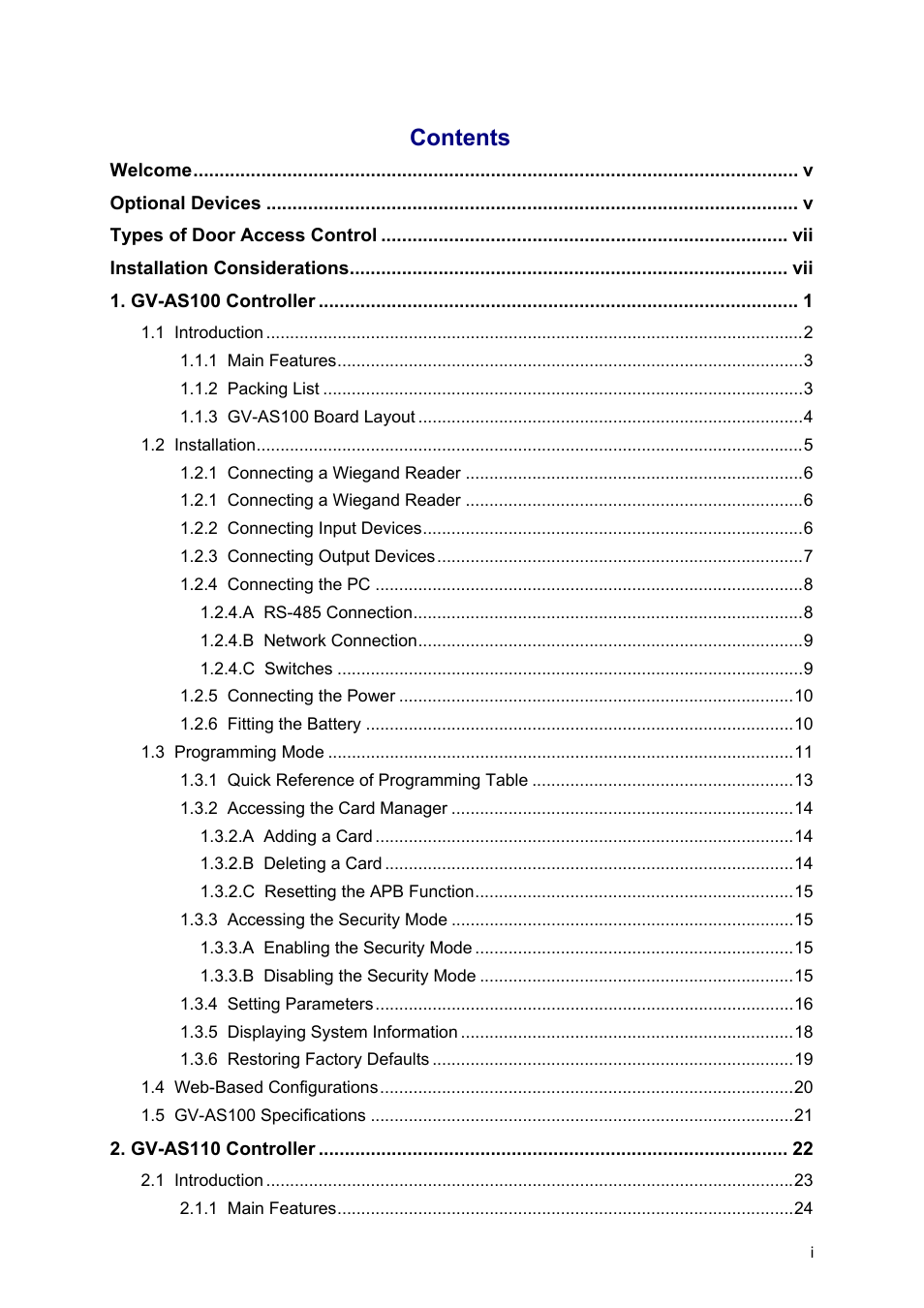 AGI Security GV-CONCT User Manual | Page 3 / 172