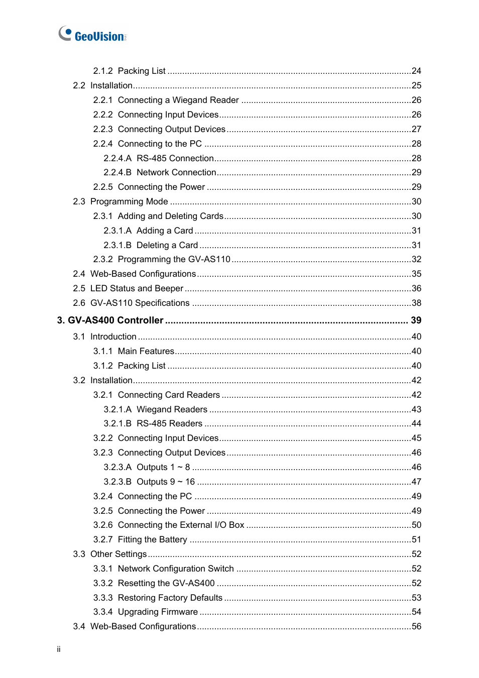 AGI Security GV-CONCT User Manual | Page 4 / 172