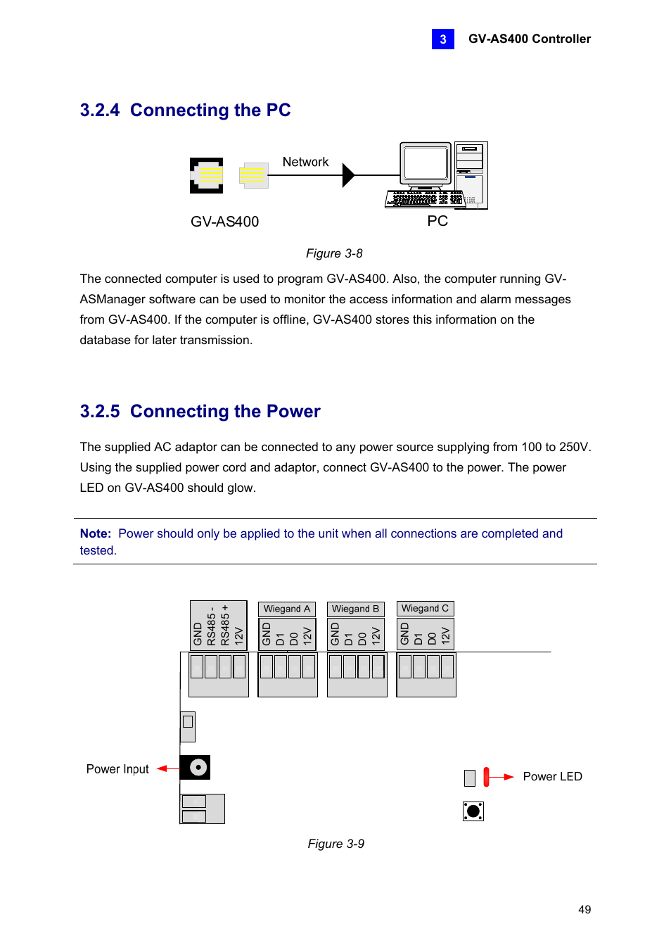 4 connecting the pc, 5 connecting the power | AGI Security GV-CONCT User Manual | Page 59 / 172