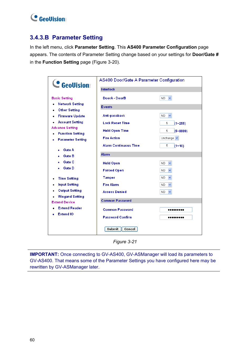 B parameter setting | AGI Security GV-CONCT User Manual | Page 70 / 172