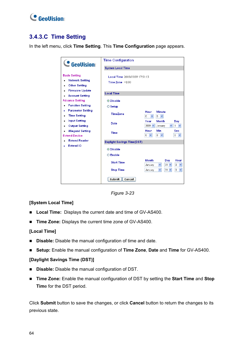 C time setting | AGI Security GV-CONCT User Manual | Page 74 / 172