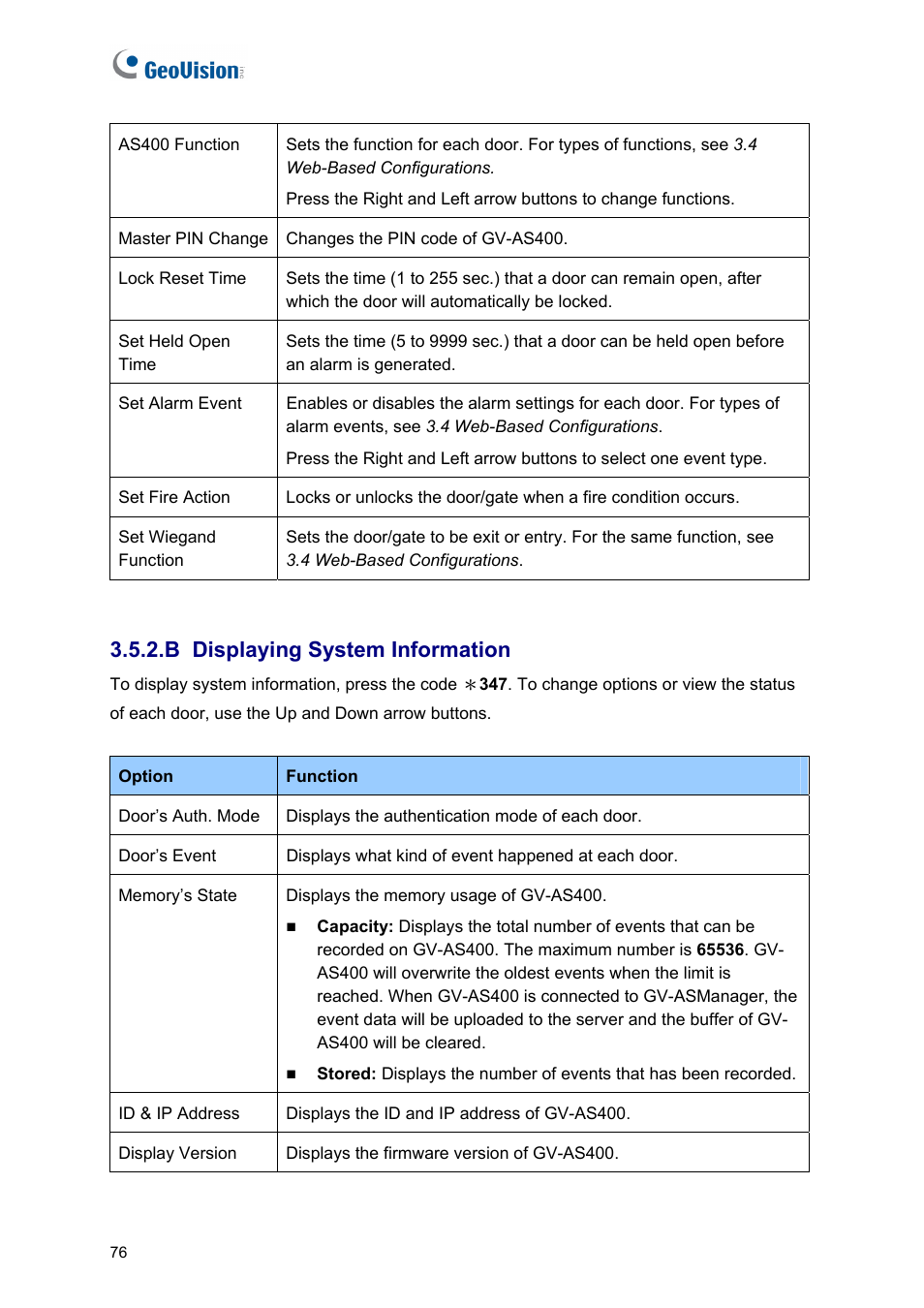 B displaying system information | AGI Security GV-CONCT User Manual | Page 86 / 172