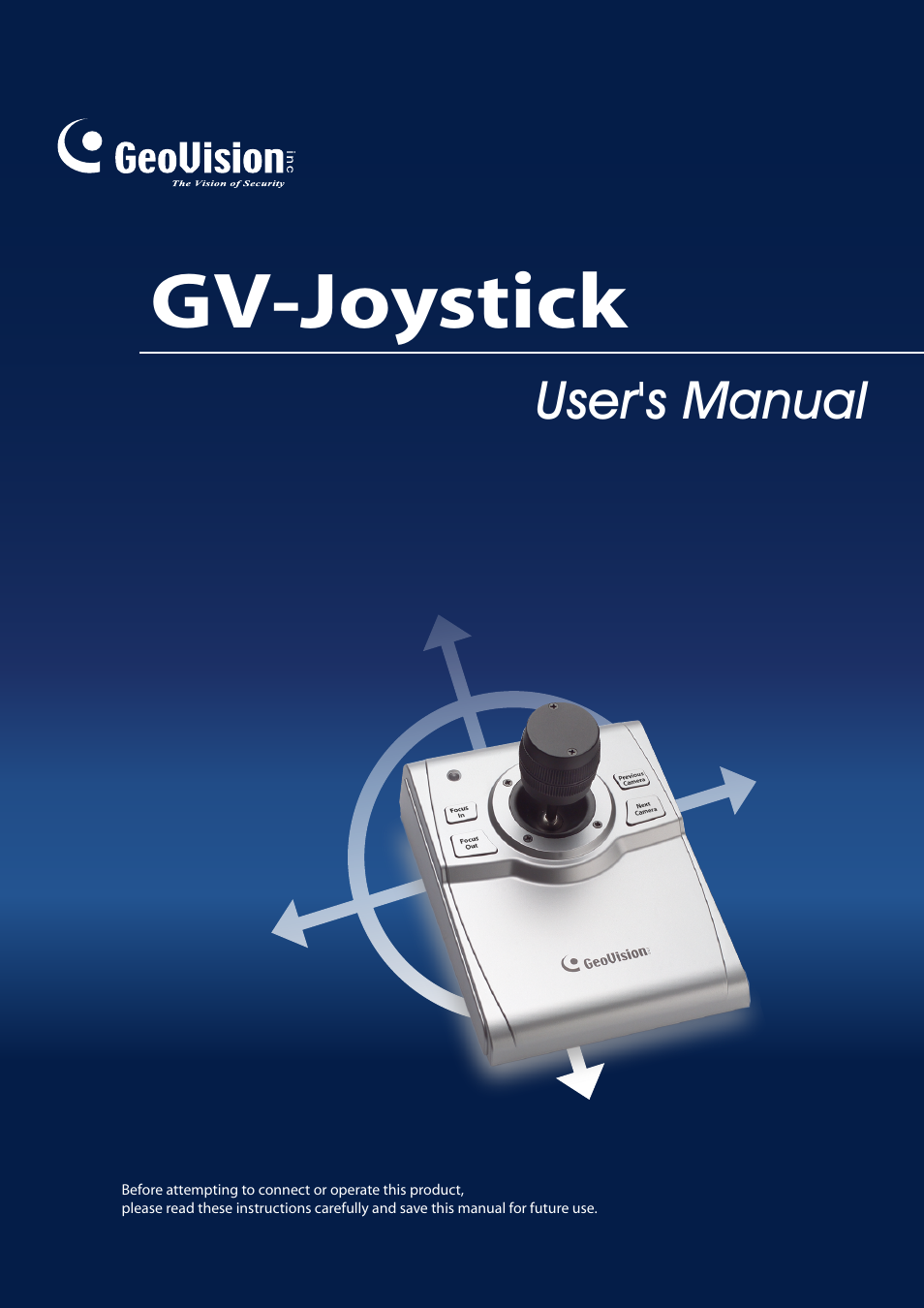 AGI Security GV-JOYSTICK User Manual | 13 pages