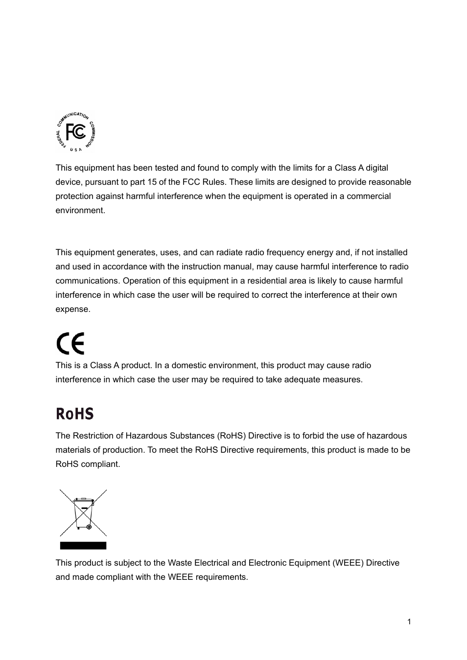 Regulatory notices | AGI Security GV-JOYSTICK User Manual | Page 4 / 13