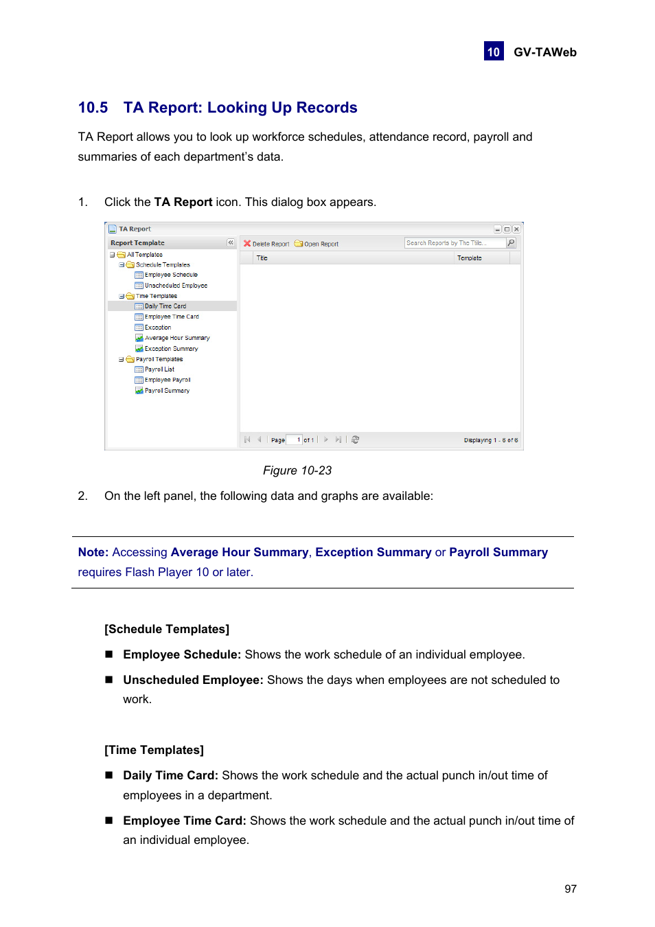 5 ta report: looking up records | AGI Security GVASBOX-100 User Manual | Page 105 / 138