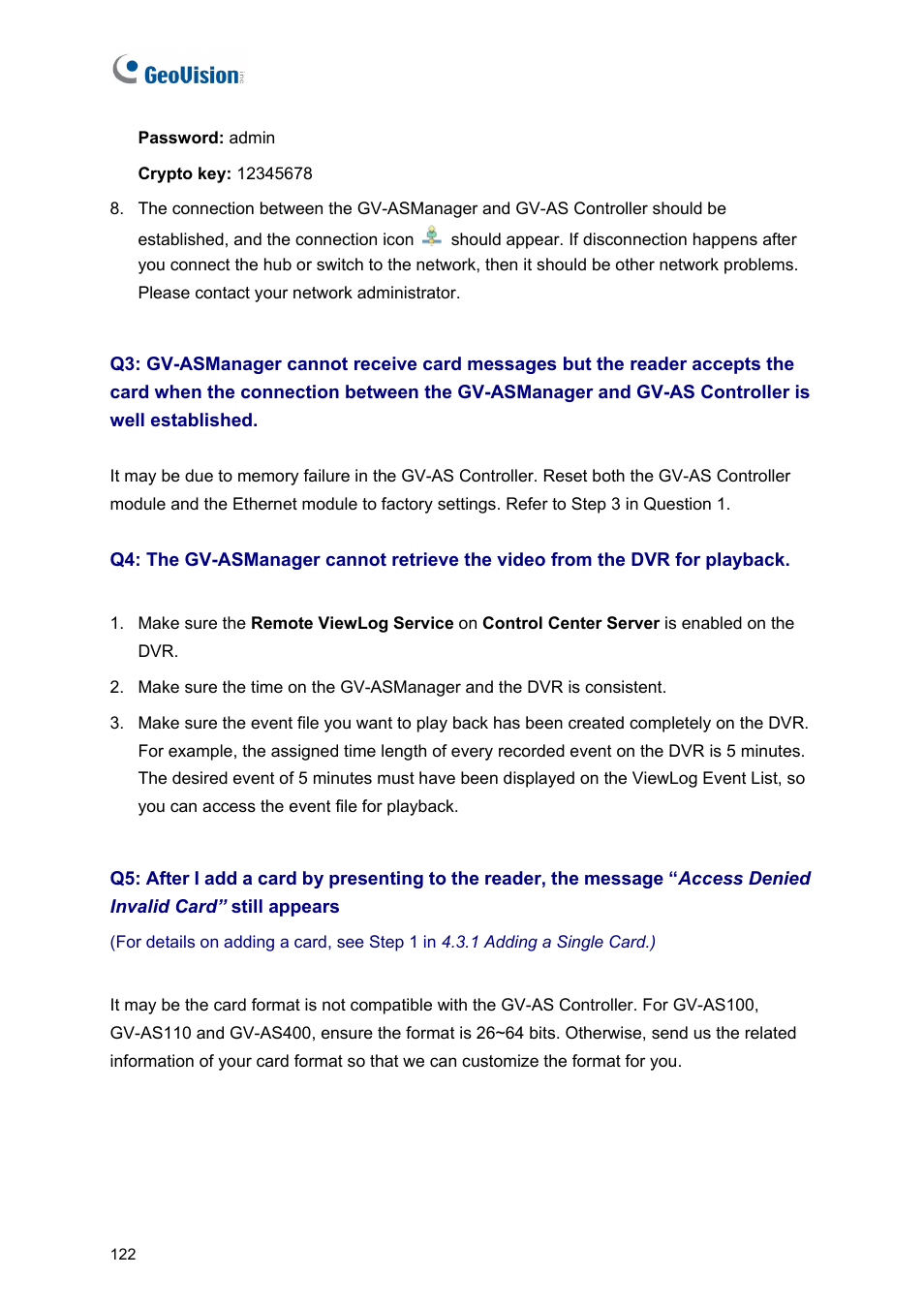 AGI Security GVASBOX-100 User Manual | Page 130 / 138