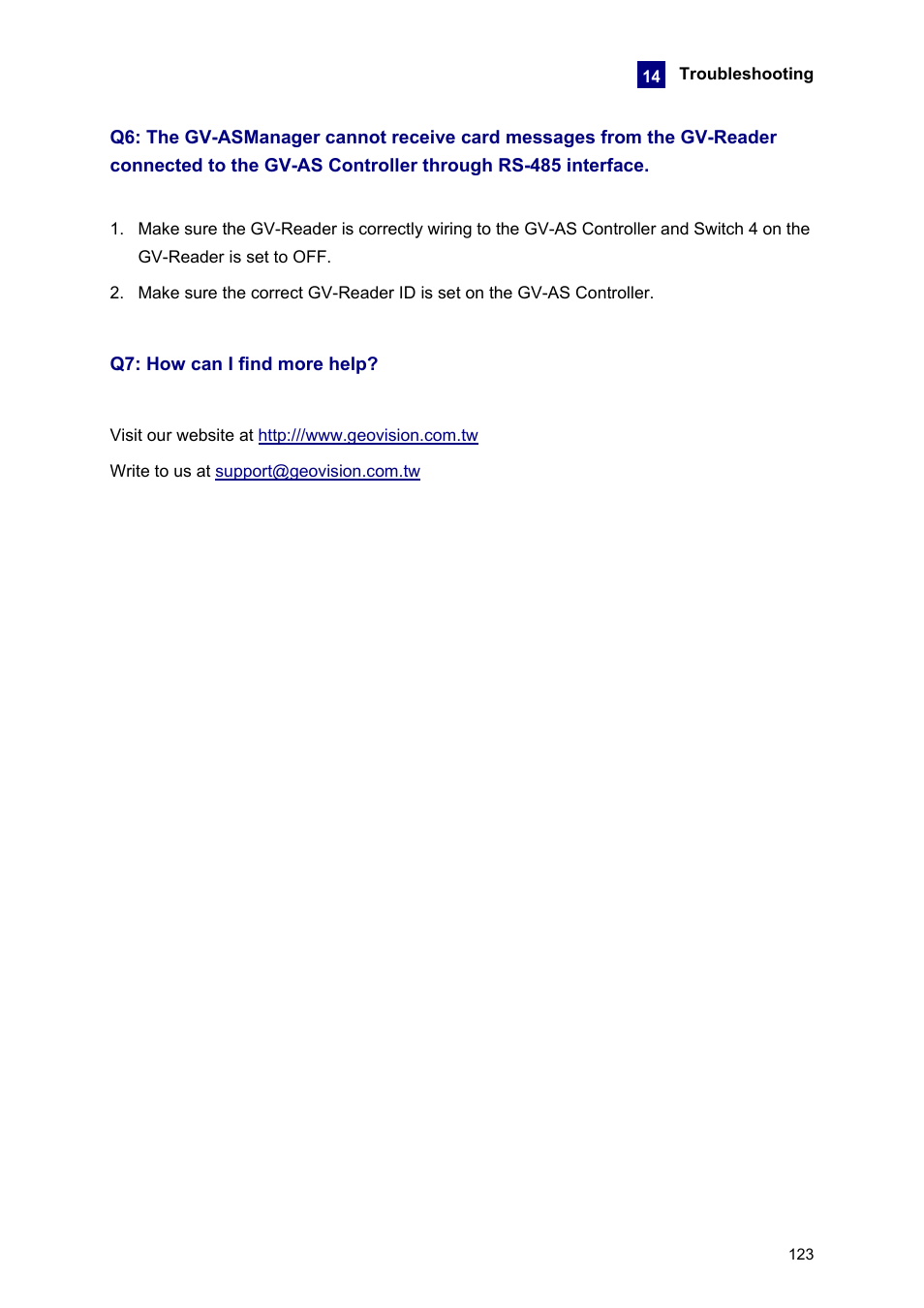 AGI Security GVASBOX-100 User Manual | Page 131 / 138