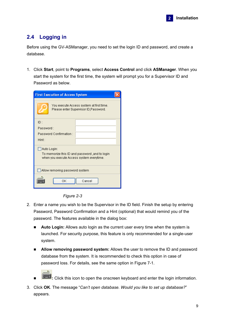 4 logging in | AGI Security GVASBOX-100 User Manual | Page 17 / 138