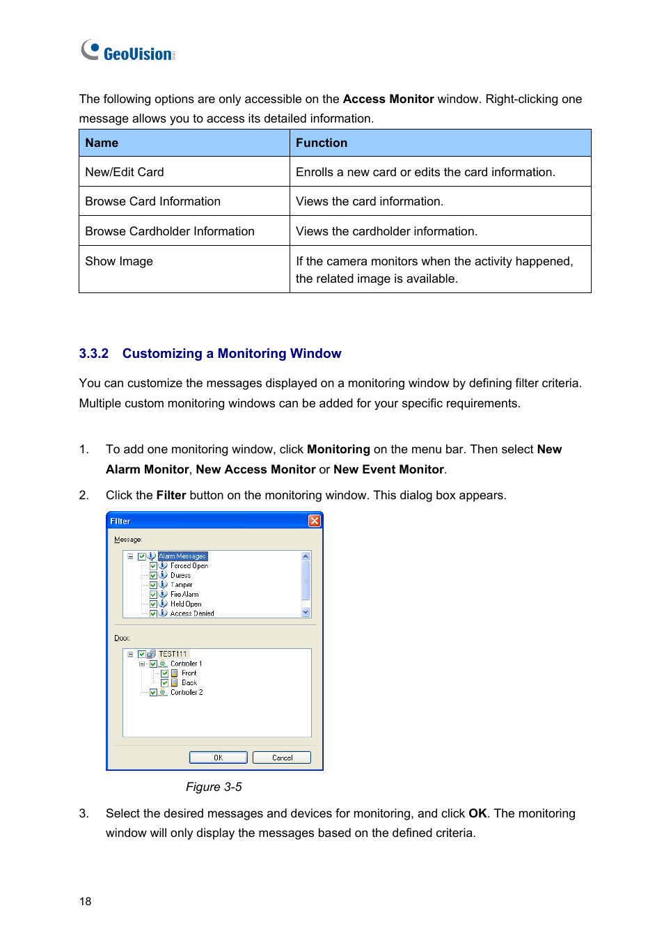 2 customizing a monitoring window | AGI Security GVASBOX-100 User Manual | Page 26 / 138