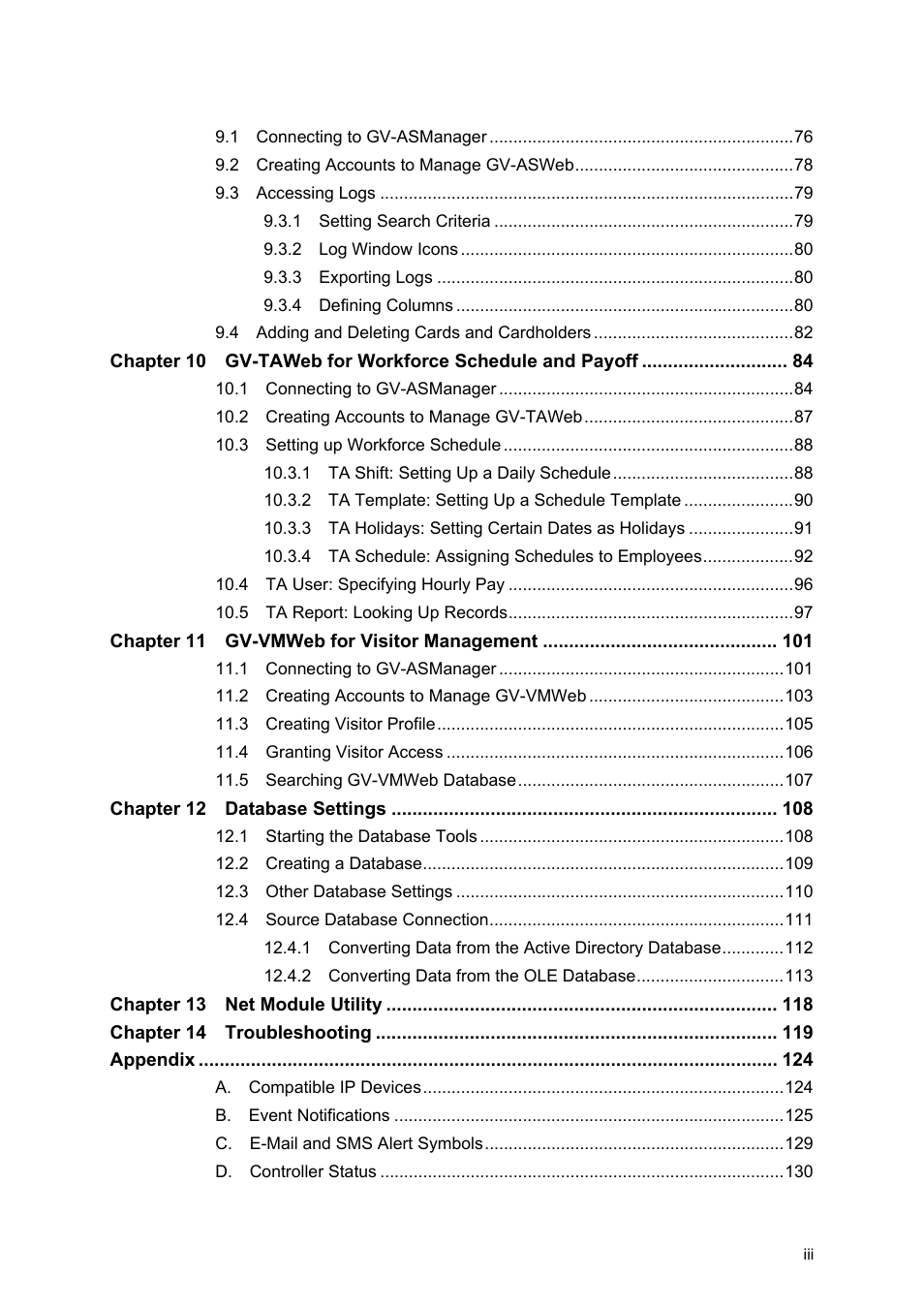 AGI Security GVASBOX-100 User Manual | Page 5 / 138