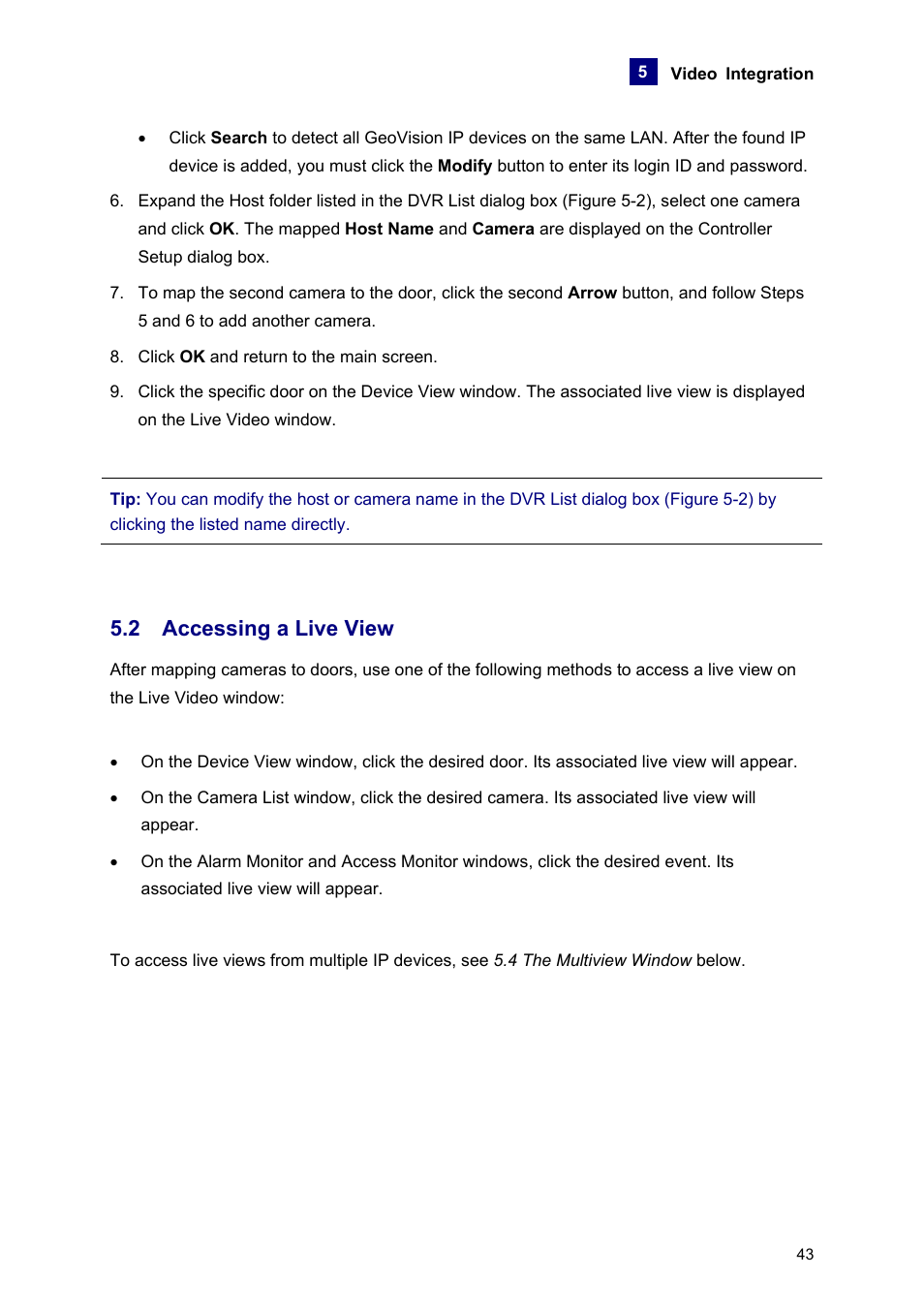 2 accessing a live view | AGI Security GVASBOX-100 User Manual | Page 51 / 138