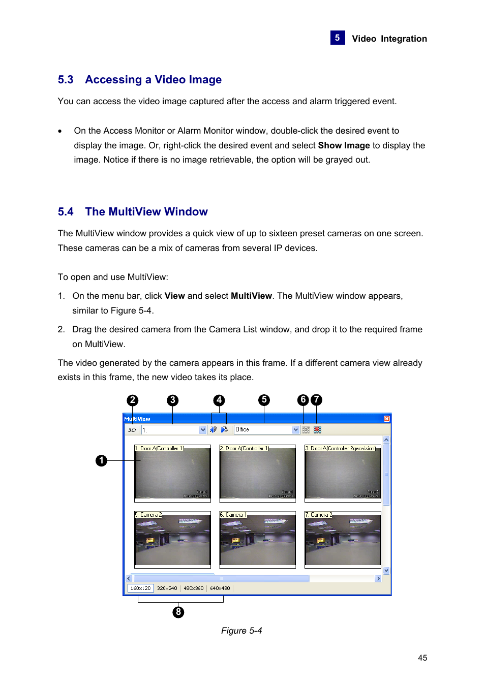 3 accessing a video image, 4 the multiview window | AGI Security GVASBOX-100 User Manual | Page 53 / 138