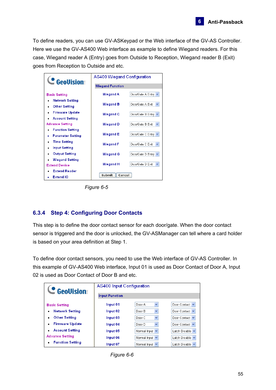 4 step 4: configuring door contacts | AGI Security GVASBOX-100 User Manual | Page 63 / 138