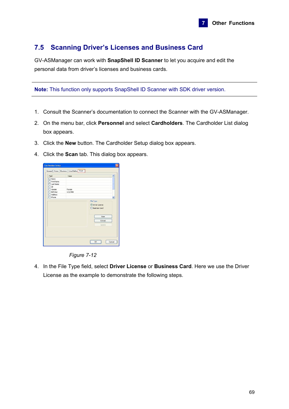 5 scanning driver’s licenses and business card | AGI Security GVASBOX-100 User Manual | Page 77 / 138