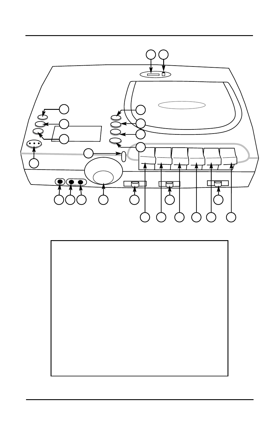 Location of controls, Control identification | C. Crane VersaCorder Dual Speed Recorder User Manual | Page 4 / 24