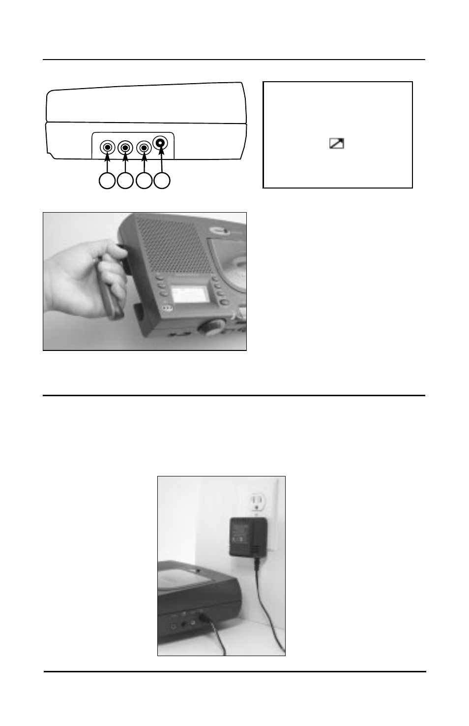 Location of controls connection to power, Control identification | C. Crane VersaCorder Dual Speed Recorder User Manual | Page 5 / 24