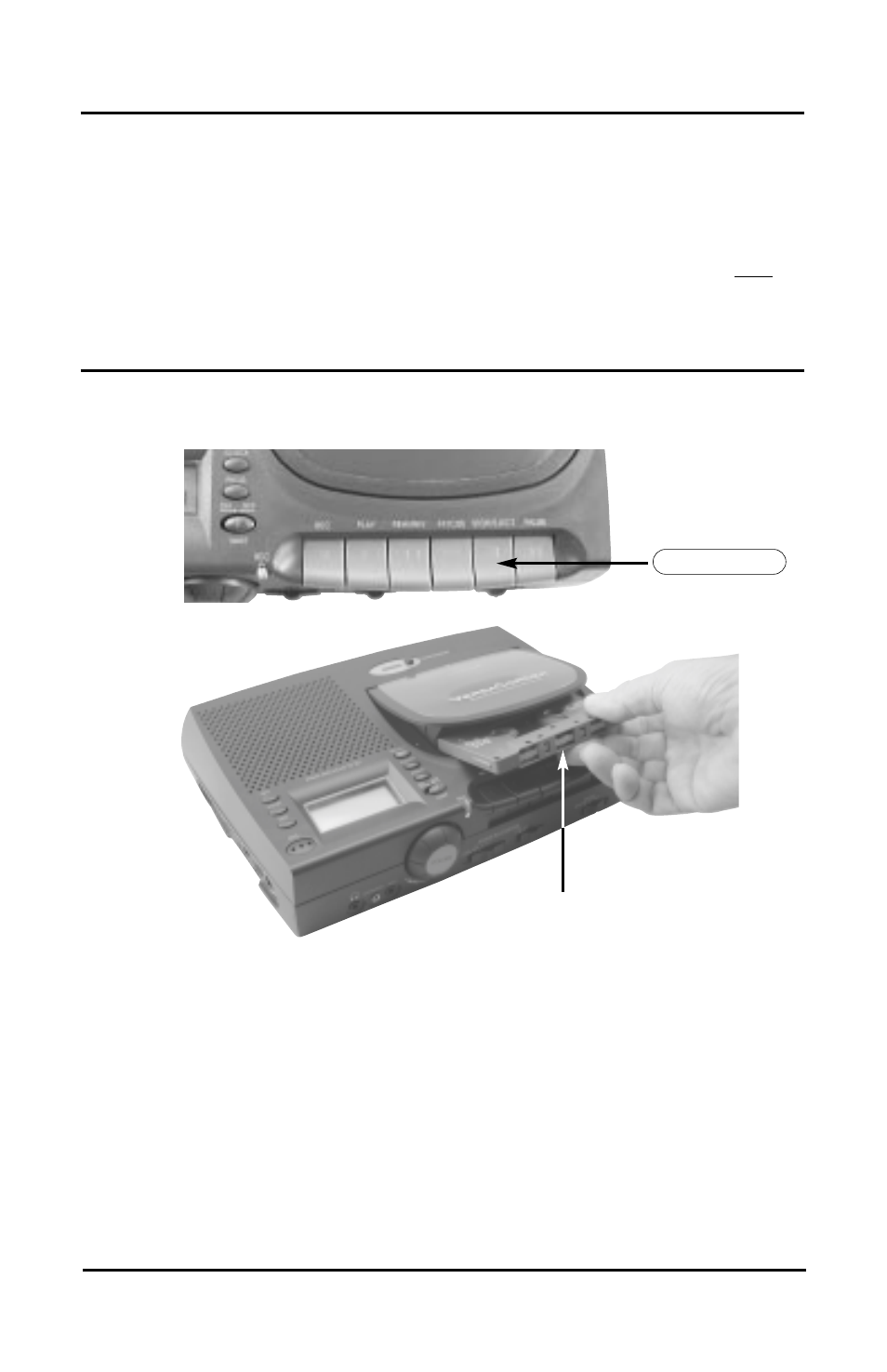 Cassette tapes inserting cassette tapes | C. Crane VersaCorder Dual Speed Recorder User Manual | Page 8 / 24