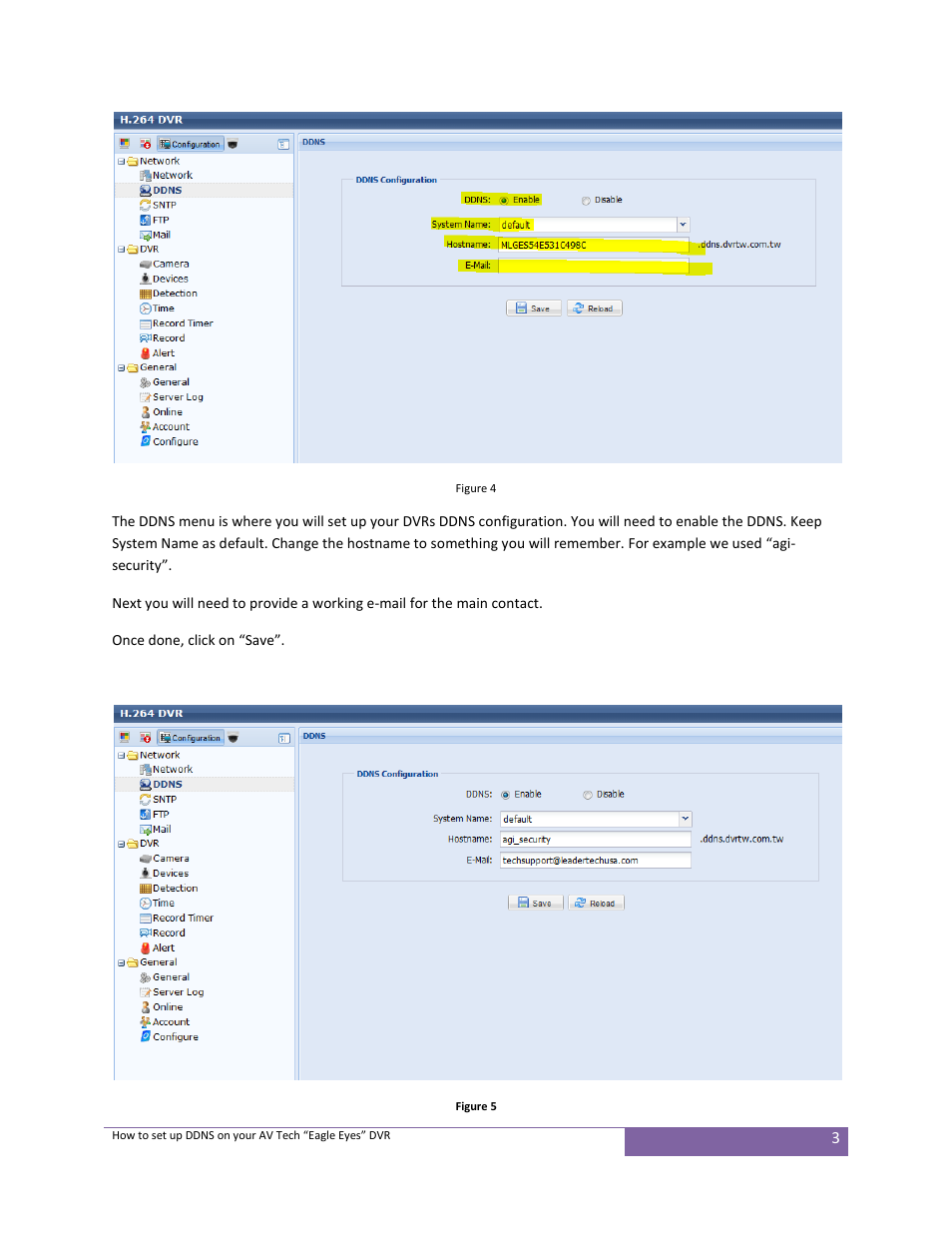AGI Security SYS-16A901 How to set up DDNS on your AV Tech User Manual | Page 3 / 4