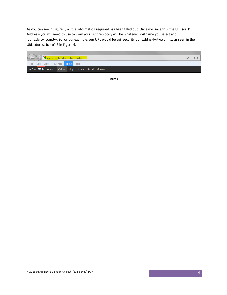 AGI Security SYS-16A901 How to set up DDNS on your AV Tech User Manual | Page 4 / 4
