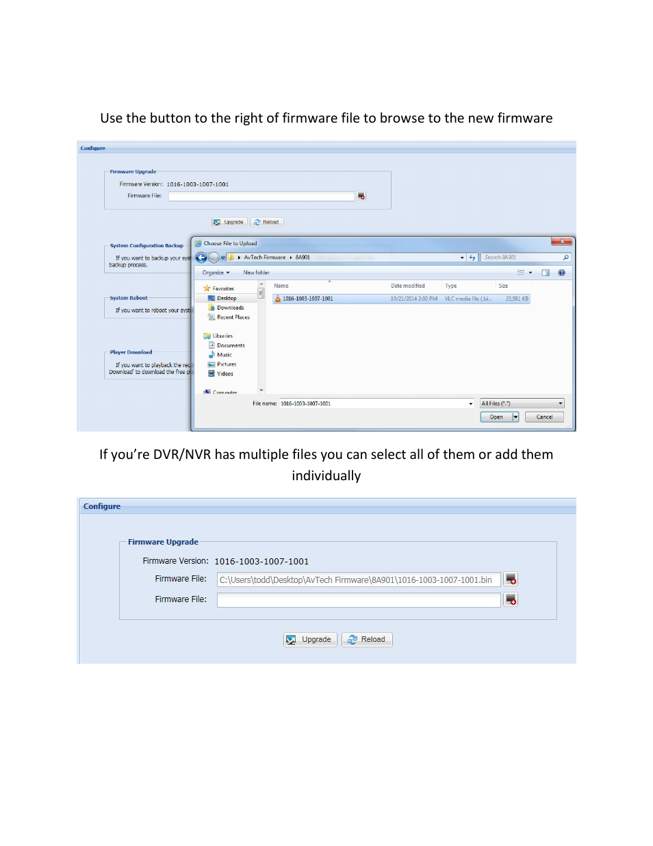 AGI Security SYS-16A901 How to update firmware on AvTech DVR User Manual | Page 5 / 8