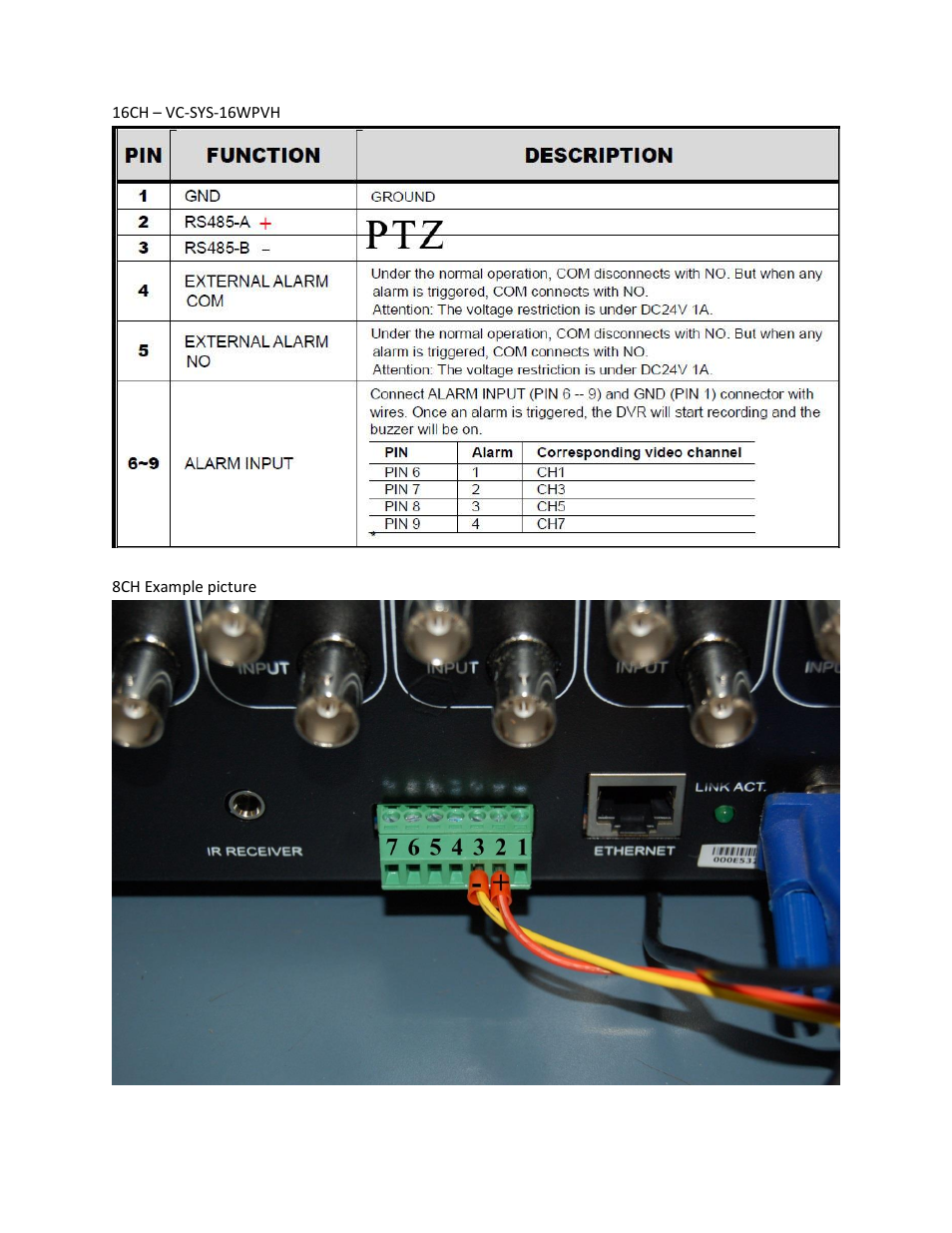 AGI Security SYS-16A901 PTZ guide User Manual | Page 2 / 2