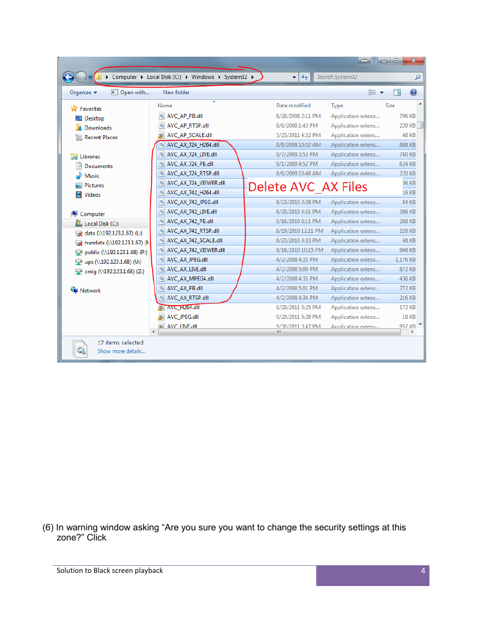 AGI Security SYS-16A901 Solution to black screen playback User Manual | Page 4 / 7