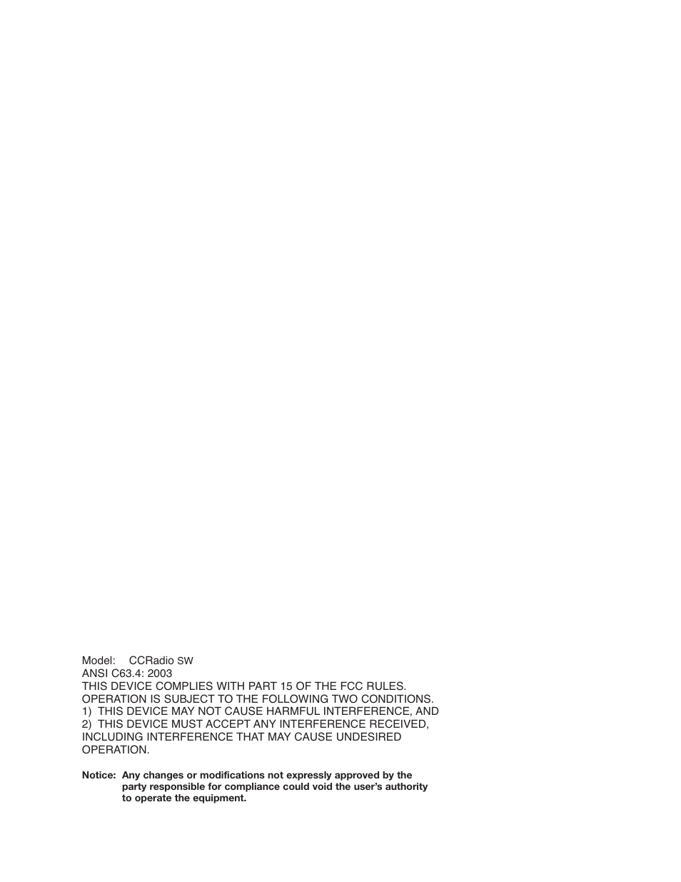 C. Crane CCRadio SW User Manual | Page 24 / 24