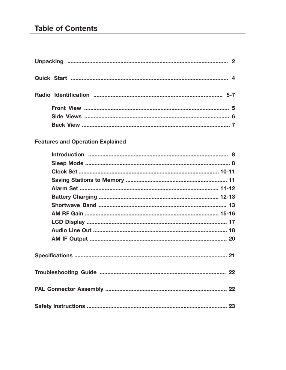 C. Crane CCRadio SW User Manual | Page 3 / 24