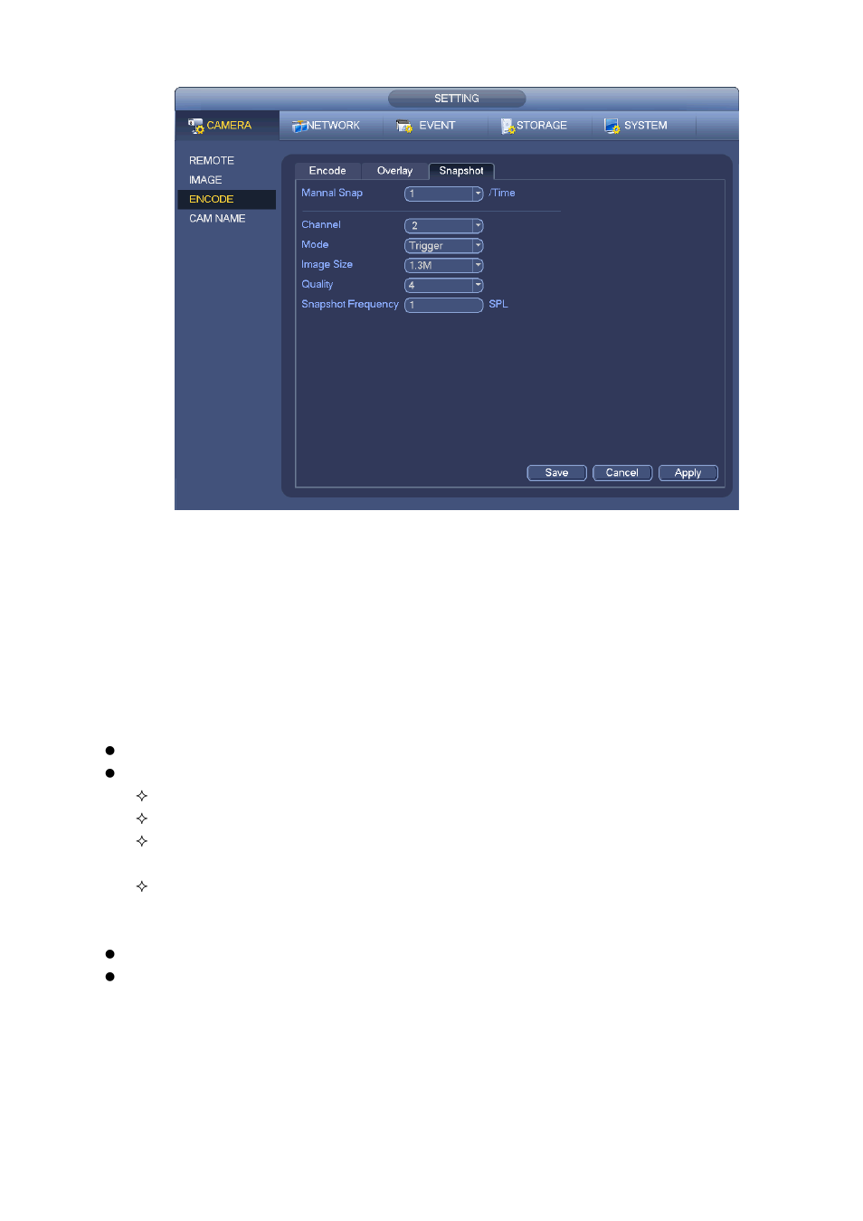 4 alarm record/snapshot, 1 alarm record, Alarm record/snapshot | Alarm record | AGI Security SYS-16HN44P User Manual | Page 158 / 324