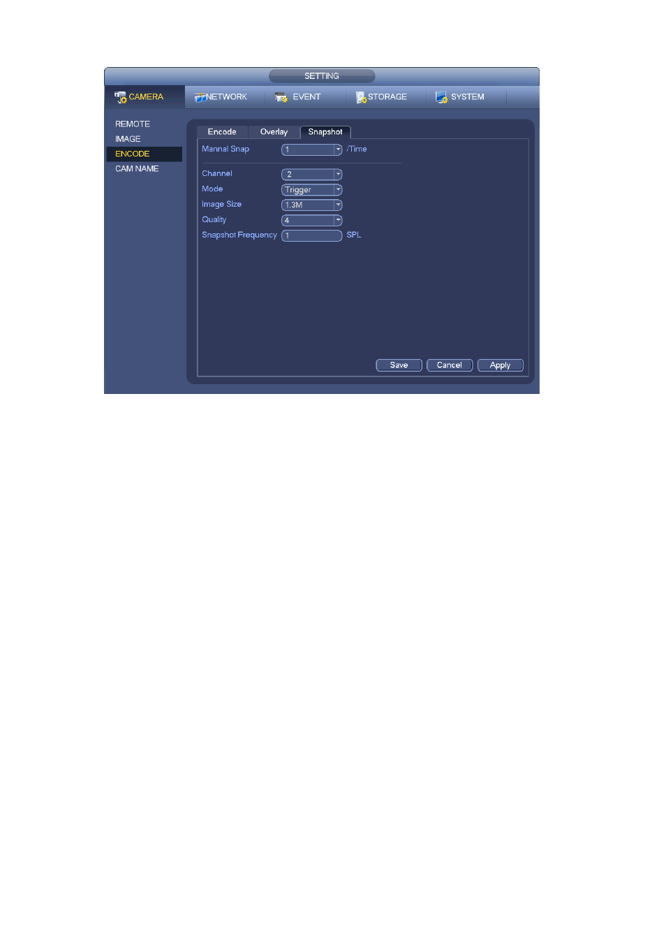 5 manual record/snapshot, 1 manual record, Manual record/snapshot | Manual record, Figure 4-66 | AGI Security SYS-16HN44P User Manual | Page 160 / 324