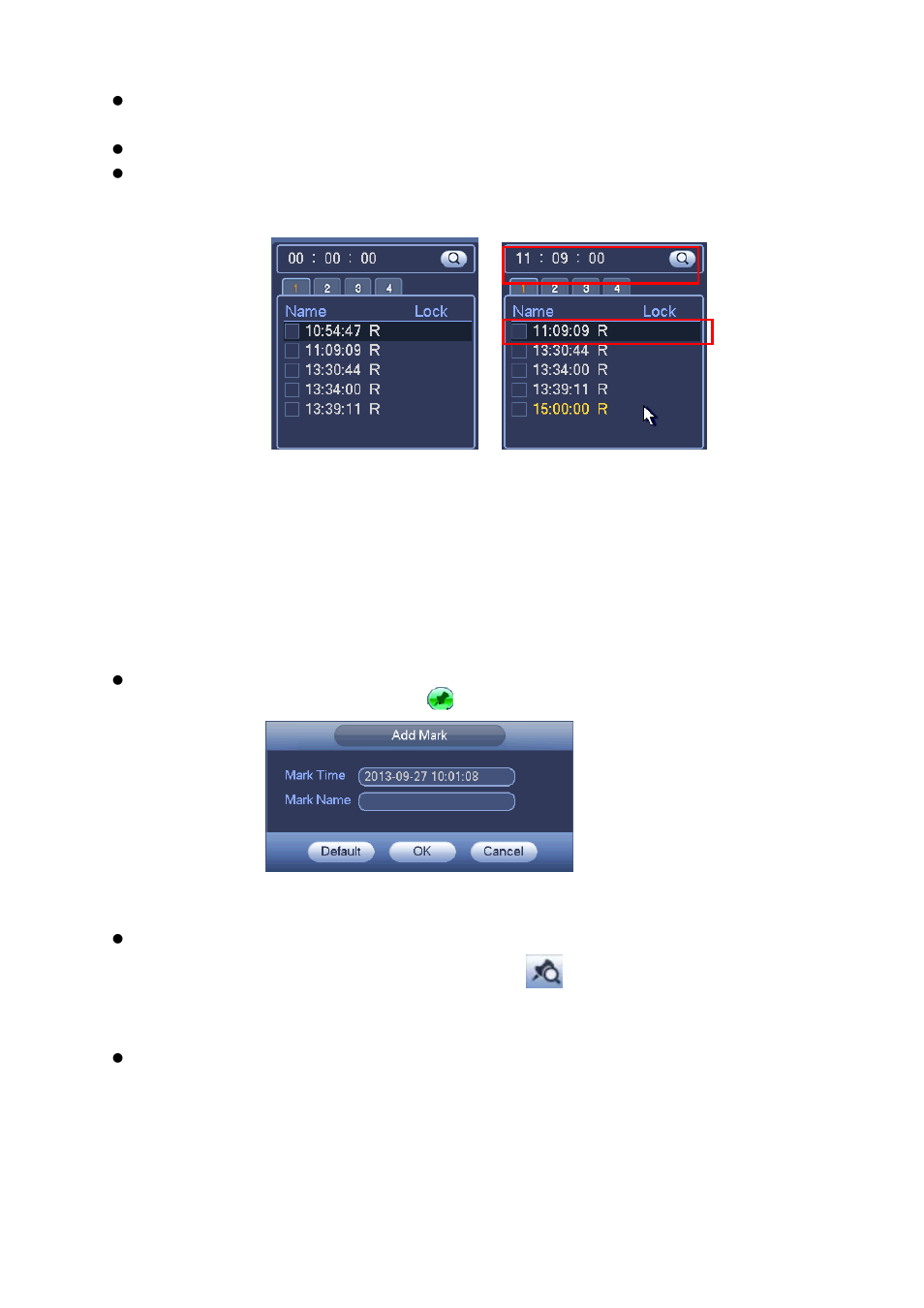 3 mark playback, Mark playback | AGI Security SYS-16HN44P User Manual | Page 169 / 324