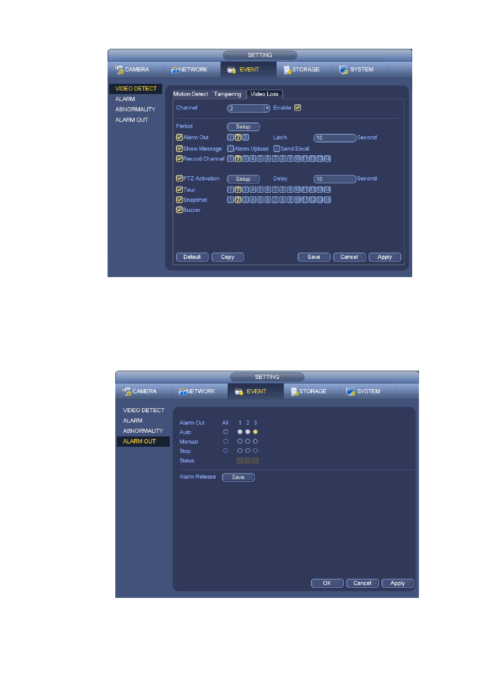 2 alarm output, Alarm output, Figure | AGI Security SYS-16HN44P User Manual | Page 180 / 324