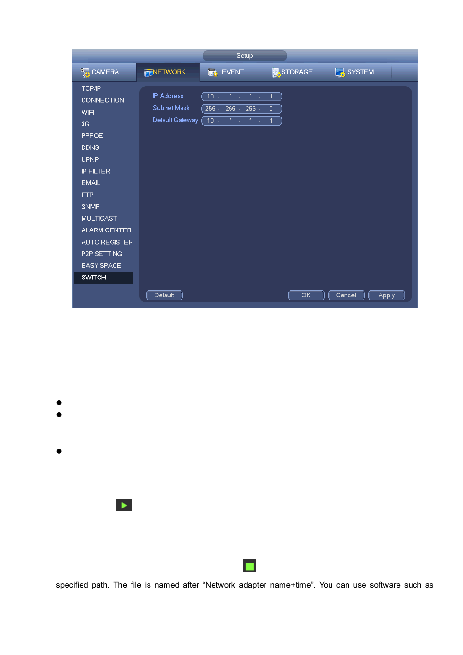 2 network test, 1 network test, Network test | AGI Security SYS-16HN44P User Manual | Page 209 / 324