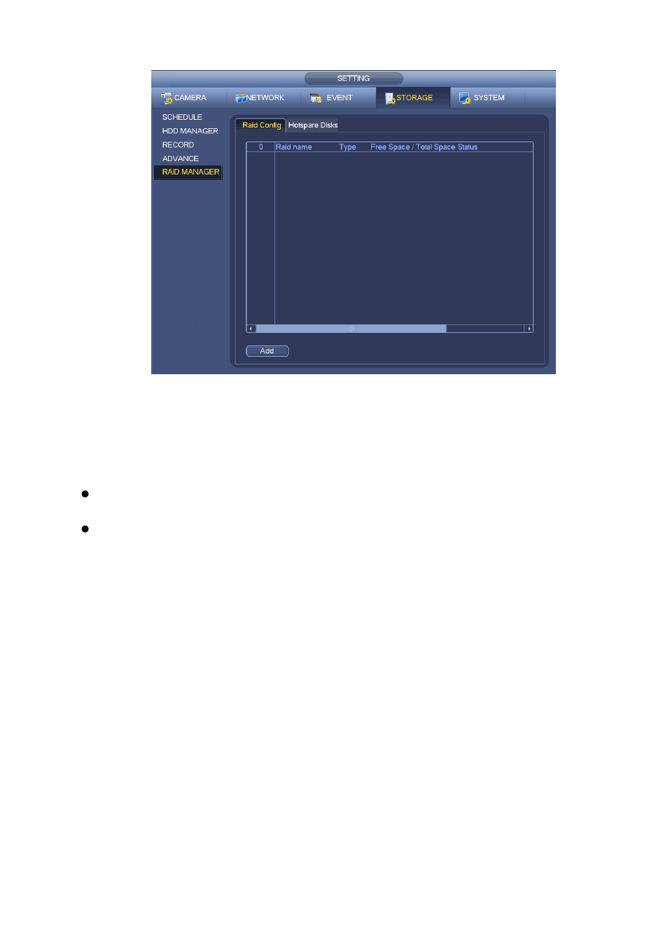 2 hotspare disks, Hotspare disks | AGI Security SYS-16HN44P User Manual | Page 220 / 324