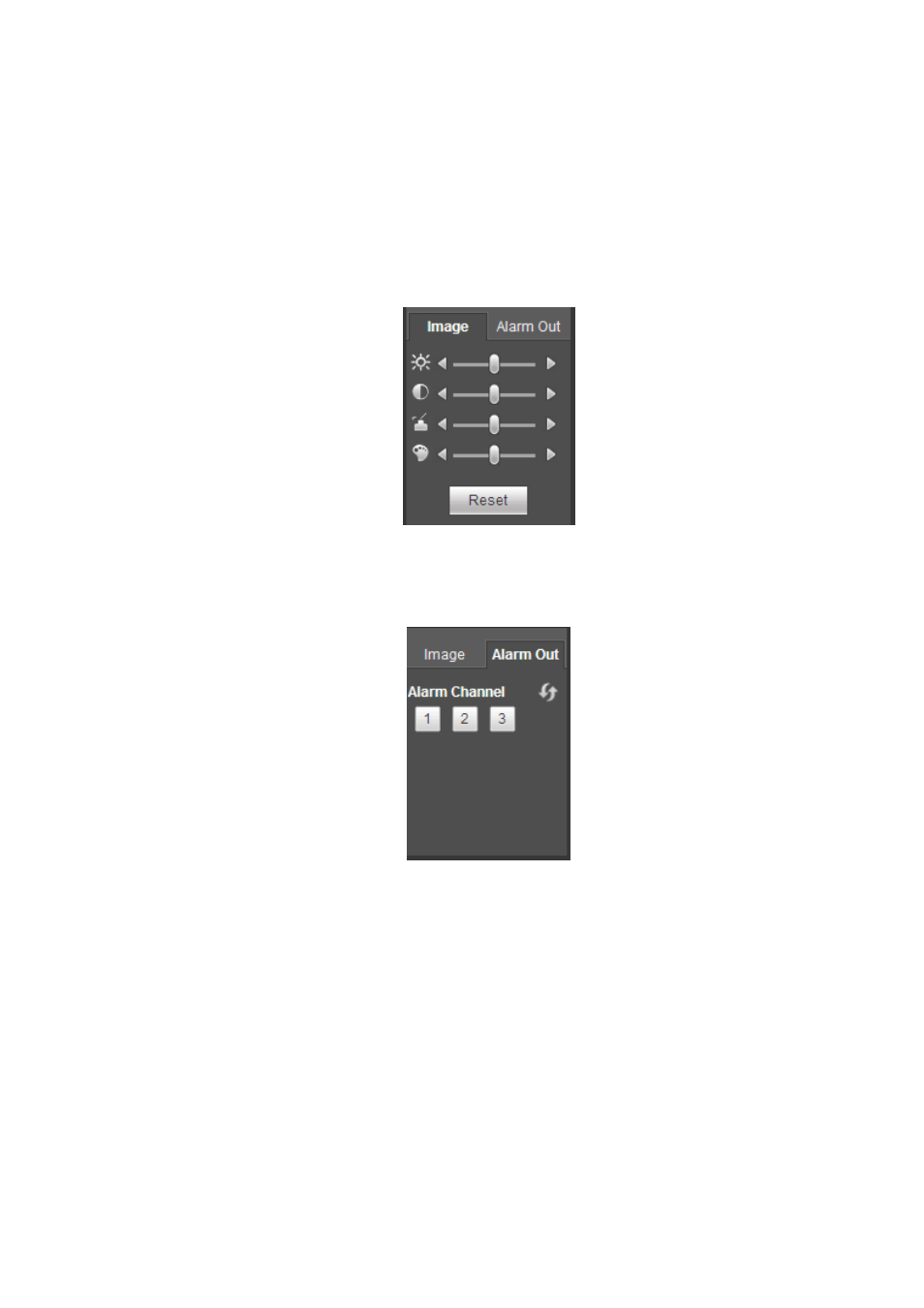 5 image/alarm-out, 1 image, 2 alarm output | 6 zero-channel encode, Image/alarm-out, Image, Alarm output, Zero-channel encode | AGI Security SYS-16HN44P User Manual | Page 245 / 324