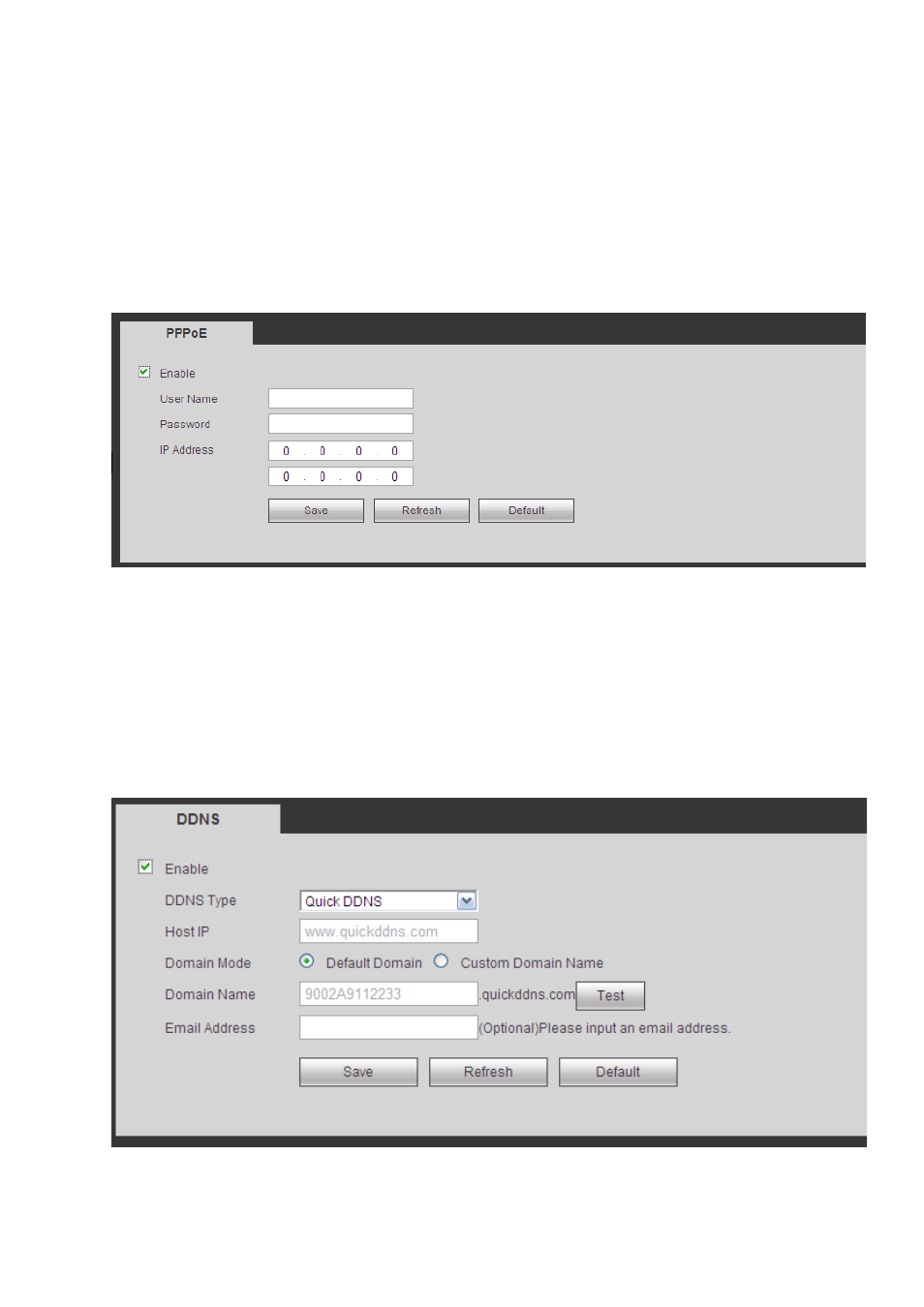 7 pppoe, 8 ddns, Pppoe | Ddns | AGI Security SYS-16HN44P User Manual | Page 262 / 324